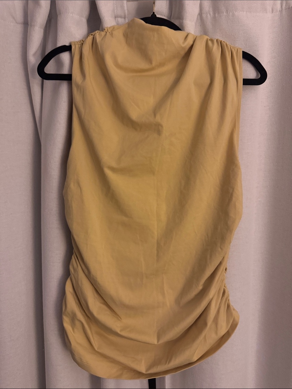 & Other Stories Sleeveless Gathered Top - yellow